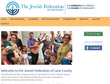 Tablet Screenshot of jewishfedlc.org